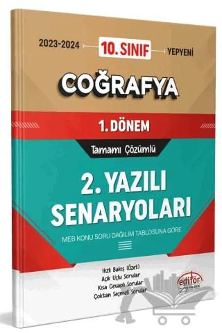 10. Sınıf Coğrafya 1. Dönem Ortak Sınavı 2. Yazılı Senaryoları Tamamı Çözümlü