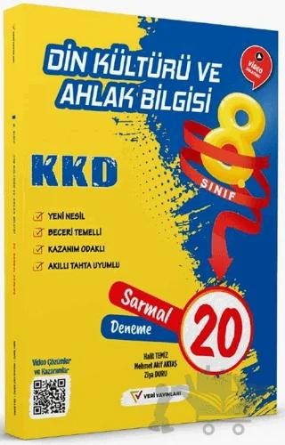 8. Sınıf Din Kültürü ve Ahlak Bilgisi 20 Sarmal Deneme – Halit Temiz, Mehmet Akif Aktaş, Ziya Duru – Veri Yayınları kitap kapağı