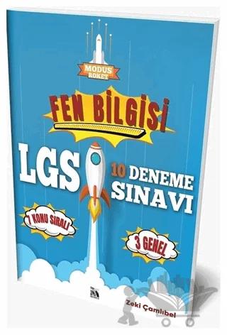 LGS Fen Bilgisi 10 Deneme Sınavı – Zeki Çamlıbel – Modus Yayınları kitap kapağı