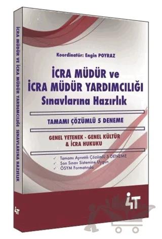 İcra Müdür ve İcra Müdür Yardımcılığı Sınavlarına Hazırlık Tamamı Çözümlü 5 Deneme