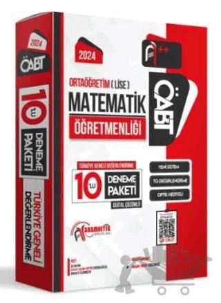 2024 ÖABT Ortaöğretim Lise Matematik Öğretmenliği Türkiye Geneli 10 Deneme Dijital Çözümlü