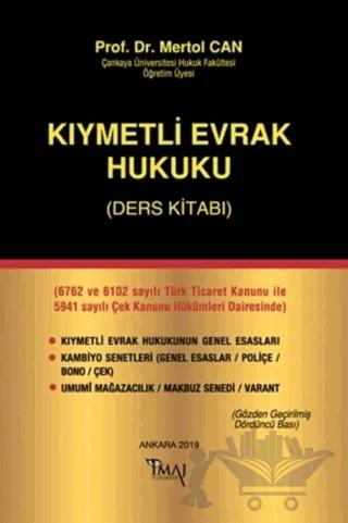 Kıymetli Evrak Hukuku (Ders Kitabı)