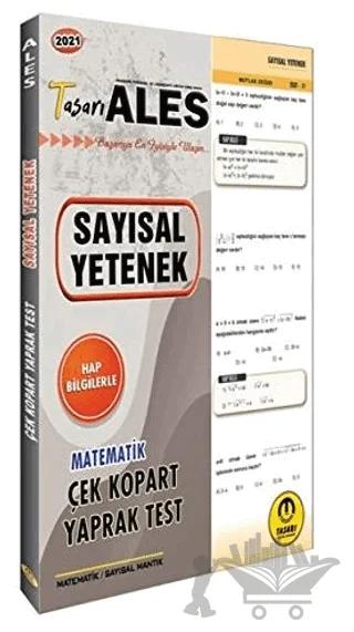 2021 ALES Sayısal Yetenek Hap Bilgilerle Matematik Çek Kopart Yaprak Test