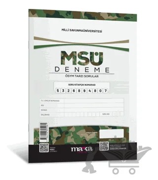 2025 MSÜ Deneme Tamamı Video Çözümlü – Kolektif – Marka Yayınları kitap kapağı