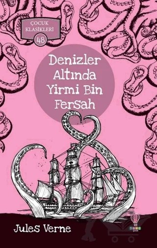 Denizler Altında Yirmi Bin Fersah - Çocuk Klasikleri 48 – Jules Verne – Dahi Çocuk Yayınları kitap kapağı