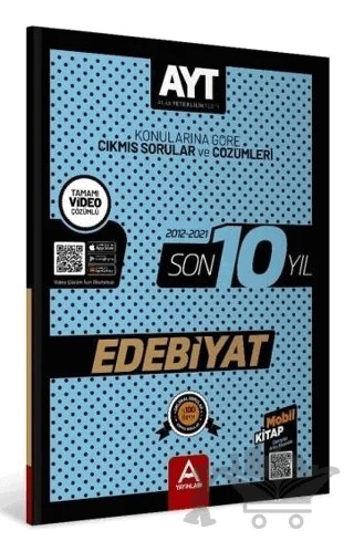 2022 AYT Edebiyat Son 10 Yıl Konularına Göre Çıkmış Sorular ve Çözümleri – Kolektif – A Yayınları kitap kapağı