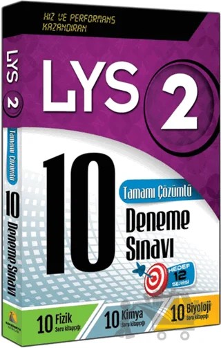 LYS 2 Tamamı Çözümlü 10 Deneme Sınavı – Komisyon – Kapadokya Yayınları kitap kapağı