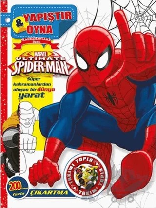 Marvel Ultimate Spider-Man: Yapıştır - Oyna – Kolektif – Beta Kids kitap kapağı