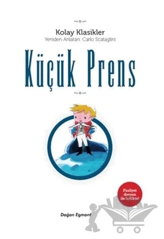 Küçük Prens - Kolay Klasikler – Carlo Scataglini – Doğan Egmont Yayıncılık kitap kapağı
