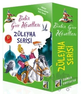 Züleyha Serisi - Binbir Gece Masalları (10 Kitap) – Sara Gürbüz Özeren – Damla Yayınevi kitap kapağı