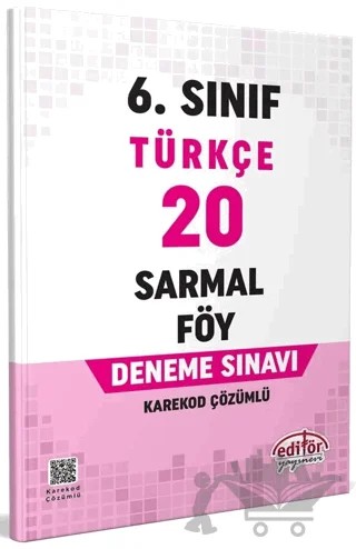 6. Sınıf Türkçe 20 Sarmal Föy Deneme Sınavı – Kolektif – Editör Yayınevi kitap kapağı