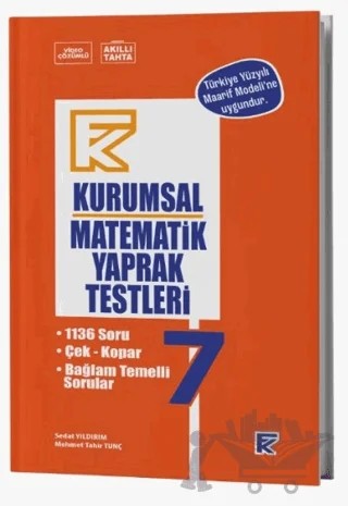 7. Sınıf Kurumsal Matematik Yaprak Testleri – Sedat Yıldırım, Mehmet Tahir Tunç – Fenomen Yayınları kitap kapağı