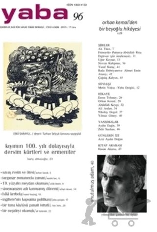 Yaba Edebiyat Dergisi Sayı: 96 – Yaba Dergisi Yayınları kitap kapağı