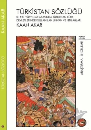 Türkistan Sözlüğü – Kaan Akar – Porsuk Kültür Yayıncılık kitap kapağı
