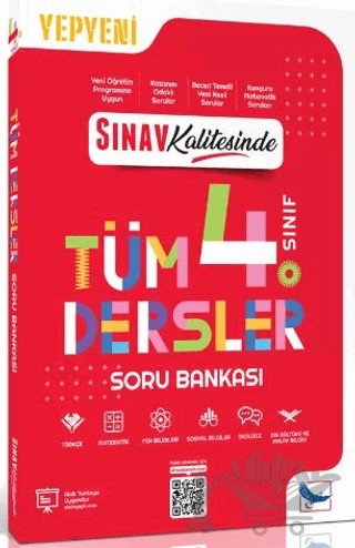 4. Sınıf Tüm Dersler Soru Bankası – Kolektif – Sınav Yayınları kitap kapağı
