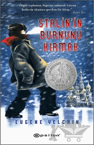 Stalin'in Burnunu Kırmak – Eugene Yelchin – Epsilon Yayınevi kitap kapağı