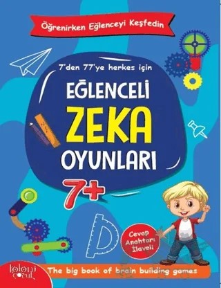 Eğlenceli Zeka Oyunları - Mavi Kitap – Kolektif – Koloni Çocuk kitap kapağı