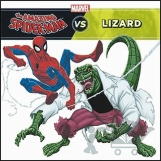 Marvel - The Amazing Spider-Man vs Lizard – Clarissa S. Wong – Beta Kids kitap kapağı
