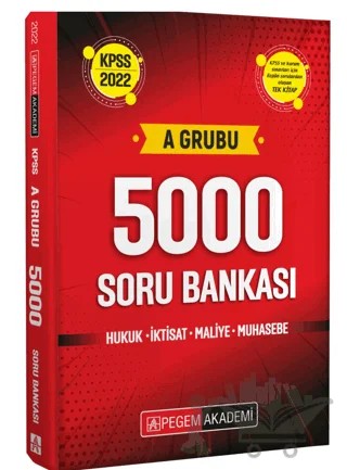 2022 KPSS A Grubu 5000 Soru Bankası – Kolektif – Pegem Akademi Yayıncılık kitap kapağı