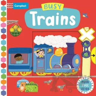 Busy Trains – Jo Byatt – Campbell kitap kapağı