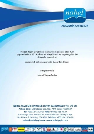 2019 - NOBEL YAYIN GRUBU - AKADEMİK KAYNAKÇA – Hegem Yayınları kitap kapağı