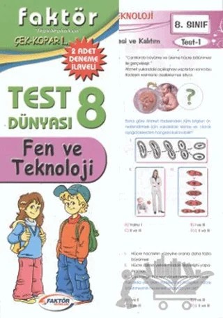 8. Sınıf SBS Fen ve Teknoloji Yaz Tatil Deneme Sınavı – Kolektif – Faktör Yayınları kitap kapağı