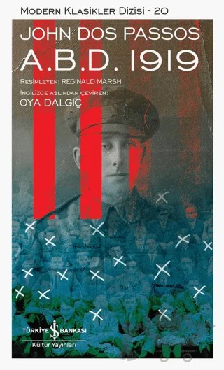 A.B.D. 2 - 1919 – John Roderigo Dos Passos – İş Bankası Kültür Yayınları kitap kapağı