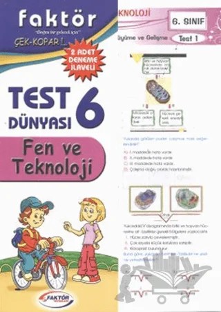 6. Sınıf Fen ve Teknolojisi Test Dünyası – Kolektif – Faktör Yayınları kitap kapağı
