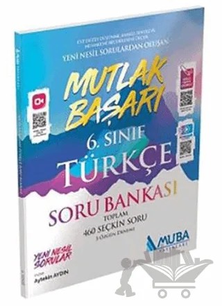 6. Sınıf Mutlak Başarı Türkçe Soru Bankası – Aytekin Aydın – Muba Yayınları kitap kapağı