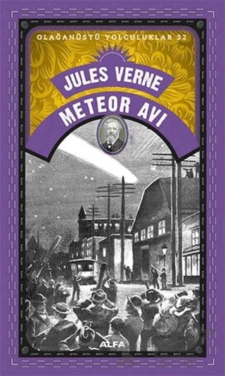 Meteor Avı – Jules Verne – Alfa Yayınları kitap kapağı