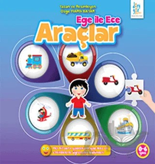 Ege ile Ece - Araçlar – Özge Mardi Bayar – Dörtgöz Yayınları kitap kapağı