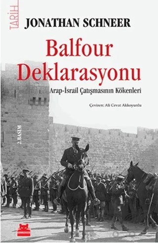 Balfour Deklarasyonu – Jonathan Schneer – Kırmızı Kedi Yayınevi kitap kapağı