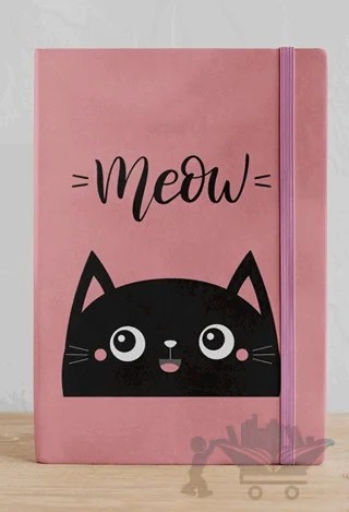 Meow Kedi İki Renk – Kolektif – Defterci kitap kapağı