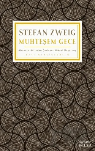 Muhteşem Gece – Stefan Zweıg – Hayykitap kitap kapağı