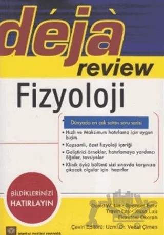 Deja Review - Fizyoloji – David W. Lin – İstanbul Tıp Kitabevi kitap kapağı