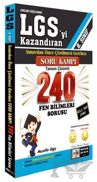 LGS Öncesi Çözülmesi Gereken 240 Fen Bilimleri Soru Kampı – Muzaffer Bilgiç – Mutlak Değer Yayıncılık kitap kapağı