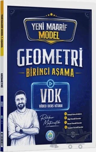 Maarif 1. Aşama Geometri Video Ders Kitabı – Mehmet Dural – Rehber Matematik kitap kapağı