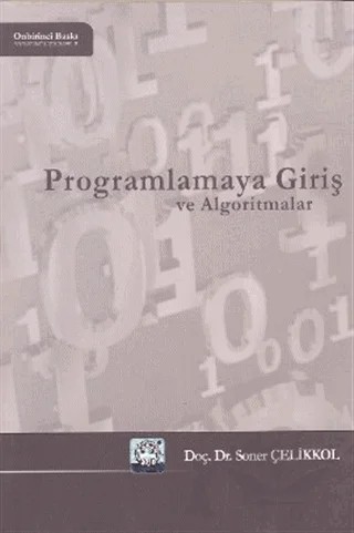 Programlamaya Giriş ve Algoritmalar – Soner Çelikkol – Murathan Yayınevi kitap kapağı