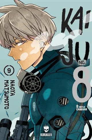 Kaiju No: 8 - 8 No’lu Canavar 9 – Naoya Matsumoto – Kurukafa Yayınevi kitap kapağı