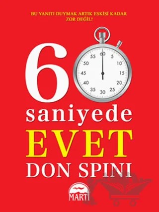 60 Saniyede Evet – Don Spini – Martı Yayınları kitap kapağı