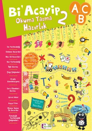 Bi Acayip Okuma Yazma Hazırlık 2 – Zarife Üspolat Yazıcı – Mor Elma Yayıncılık kitap kapağı