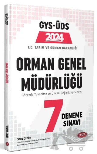 Orman Genel Müdürlüğü GYS-ÜDS 7 Deneme Sınavı – Kolektif – Data Yayınları kitap kapağı