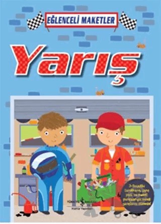 Eğlenceli Maketler - Yarış – Carly Blake – İş Bankası Kültür Yayınları kitap kapağı
