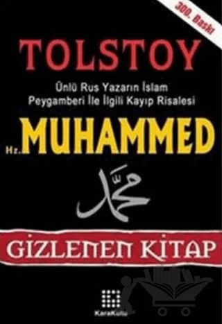 Hz. Muhammed Gizlenen Kitap – Lev Nikolayeviç Tolstoy – Karakutu Yayınları kitap kapağı