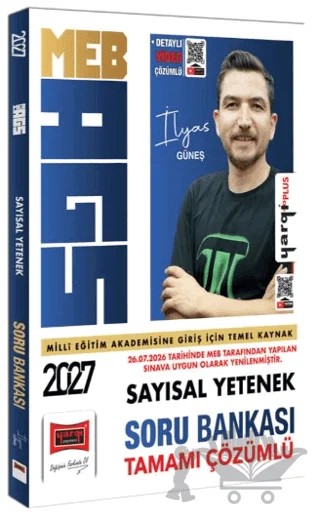 2027 MEB-AGS Sayısal Yetenek Tamamı Çözümlü Soru Bankası – İlyas Güneş – Yargı Yayınevi kitap kapağı