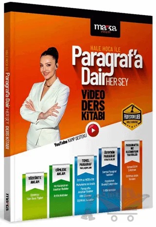 Tüm Sınavlar için Hale Hoca ile Paragraf'a Dair Her Şey Video Ders Kitabı – Hale Karataş – Marka Yayınları kitap kapağı