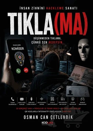 Tıkla(ma) - İnsan Zihnini Hackleme Sanatı – Kodlab Yayın Dağıtım kitap kapağı