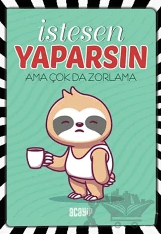 Havalı Tembel Hayvan Defter - Havalı Defterler – Kolektif – Acayip Kitaplar kitap kapağı