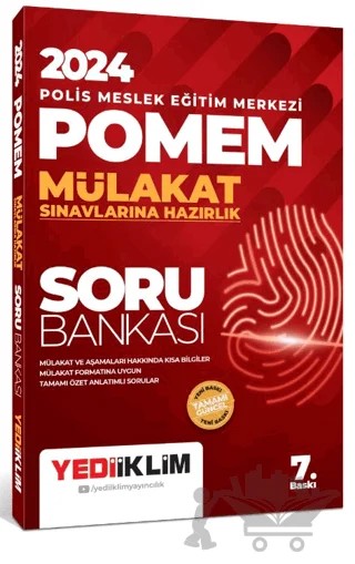 2024 POMEM Mülakat Sınavlarına Hazırlık Soru Bankası – Kolektif – Yediiklim Yayınları kitap kapağı