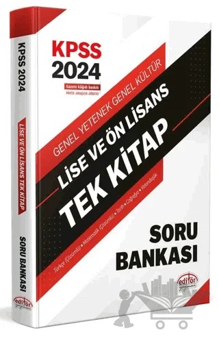 2022 KPSS Lise ve Önlisans Tek Kitap Soru Bankası – Kolektif – Editör Yayınevi kitap kapağı
